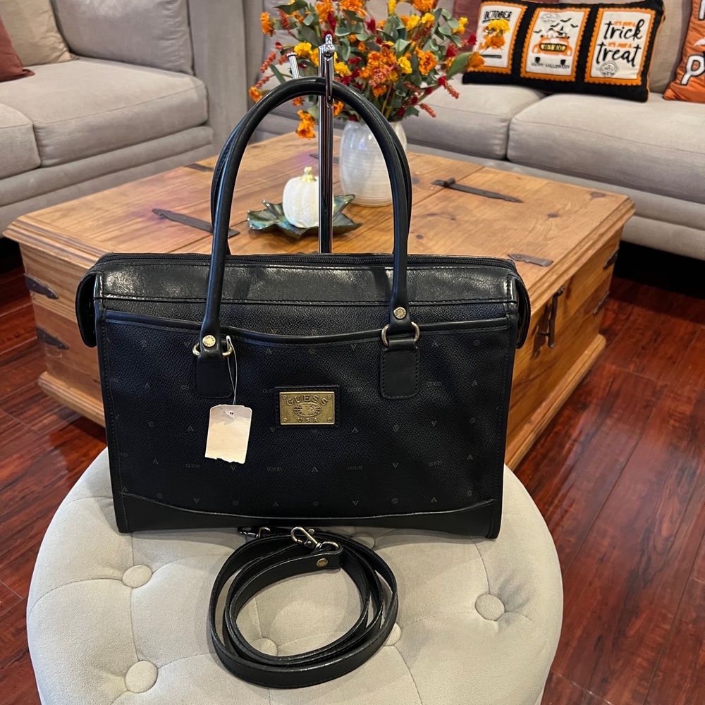 GUESS USA NWT Vintage Satchel Bag - Picture 11 of 17